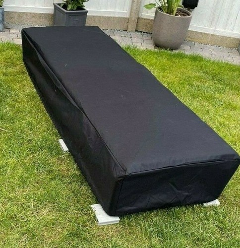 Black sun lounger - lounger, protective