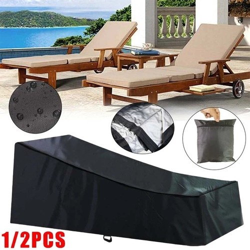 Outdoor patio sun lounger - 2x,